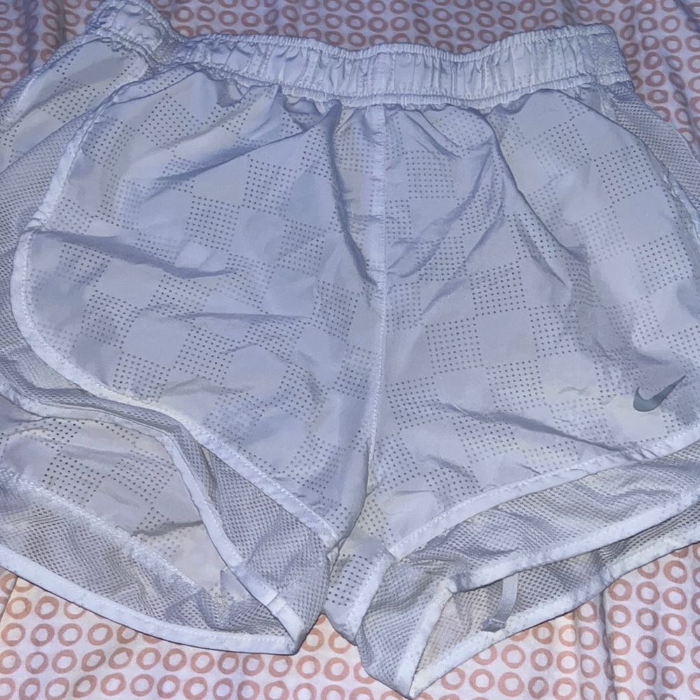 Small white Nike shorts